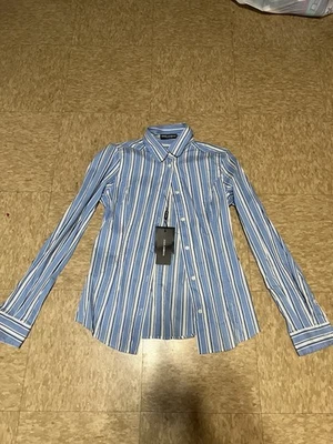 CAMISA DE VESTIR A RAYAS PASARELA COLECCIÓN DOLCE CAMISA NUEVA CON ETIQUETAS TALLA I44 Foto 1 de 4