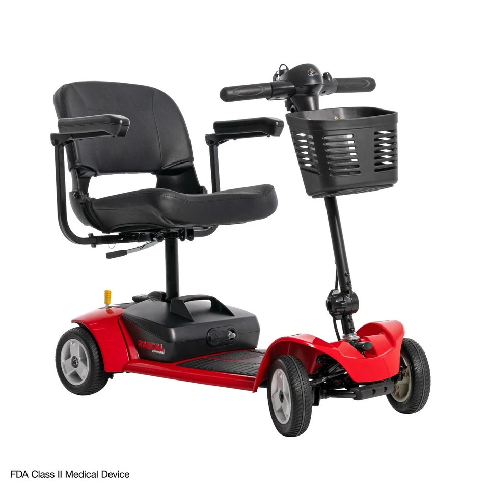 Rascal Venture 4-Wheel Travel Scooter, Lightweight & Durable, Easy Disassembly - Image 1 of 4