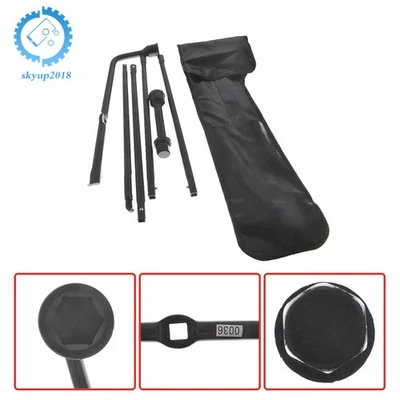 Chave de pneu sobressalente com estojo 2007-2015 para Dodge Ram 2500 3500 - Imagem 1 de 4