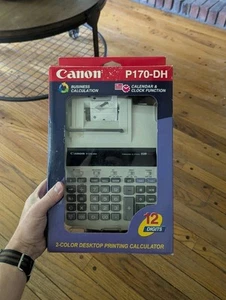 Canon Color Desktop Printing Calculator: Model P170-DH (Brand New) - Picture 1 of 7