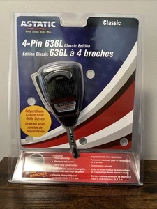 ASTATIC 636L CLASSIC CB Amateurfunk Mikrofon 4-Pin Mikrofon ~ NEU BLISTERVERPACKUNG - Bild 1 von 8