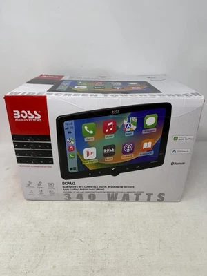 New BOSS Audio Systems BCPA12 12” Car Stereo CarPlay Android No DVD Multicolor - Image 1 of 3
