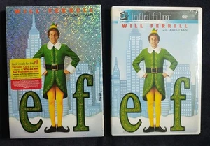 Elf 2-Disc DVD Set w/Sparkle Slipcover Will Ferrell Christmas Movie Zooey Caan - Picture 1 of 24