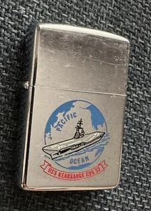 vintage Zippo Lighter USS Kearsarge CVS-33 Pacific Ocean - Picture 1 of 11