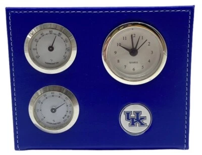 Kentucky Wildcats Reloj de Escritorio con Alarma e Hidrómetro - Hora del Sol - Nuevo Foto 1 de 3