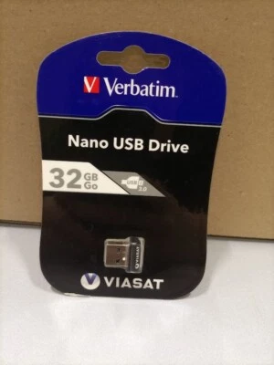 Clé USB Verbatim Nano 3.0 Flash – 32 Go, Neuf, Emballage Original - Photo 1/2