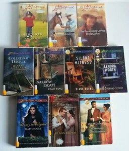  10 Love Inspired  Inspirational Romance Suspense and Historical Paperbacks PB - Bild 1 von 11