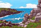 "Coast Near Gwennap Head"   Cornwall/Cornish Art