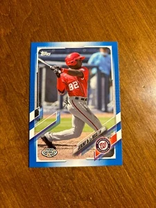Jeremy De La Rosa 2021 Topps Pro Debut Blue PD-97 Washington Nationals /150 - Picture 1 of 2