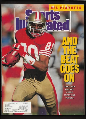 1990 2ed JERRY RICE  ROOKIE COVER  Sports Illustrated S.F. 49'ers ORIG & COMPL - Image 1 of 4