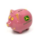 John Deere Pink Piggy Bank, 6982