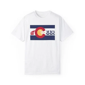 Colorado Flag Republican Save Colorado T-Shirt, Unisex Tee, Patriotic Apparel - Picture 1 of 62