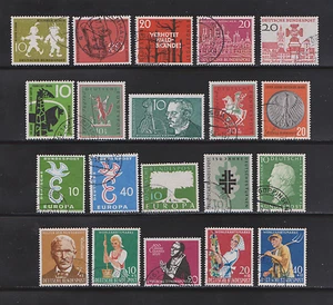 Bund 1958 rundgestempelt einwandfrei, Sondermarken komplett - Picture 1 of 1