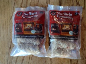 THE WOOLY FIRESTARTER 4pk Lot x2 green energy natural eco-friendly odorless NEW! - Picture 1 of 4