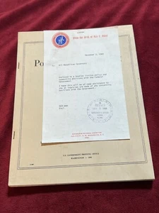 Folleto vintage 1968 RNC, Ray Bliss, políticas y posiciones de gobierno de la Fed, representantes de gobernadores - Imagen 1 de 13