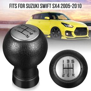 Plastic 5 Speed Manual Gear Shift Knob Shifter for Suzuki Swift SX4 Alto 10-15 - Picture 1 of 11