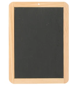 Bartl Schiefertafel ohne Linien mit Holzrahmen 29,5x21,8x1 cm für Griffel - Picture 1 of 1