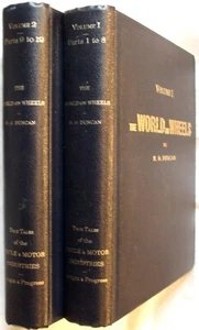 HO Duncan ~ The WORLD on WHEELS True Tales of Cycle & Motor Industries ~ 1926 - Imagen 1 de 12