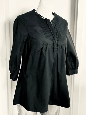 DAY Birger & Mikkelsen Bluse Größe S 38 Baumwolle Cotton schwarz - Bild 1 von 4