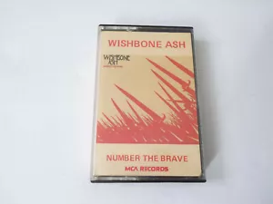 WISHBONE ASH ~ NUMBER THE BRAVE ~ MCA 1981 UK HARD ROCK CASSETTE TAPE - Picture 1 of 6
