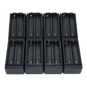 8pcs USA Plug Dual Battery Charger for 18650 3.7V Li-ion Rechargeable Battery