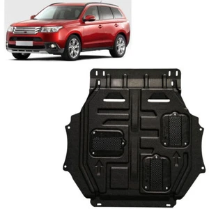 Para 2016 2017-2018 Mitsubishi Outlander bajo protector de protección contra salpicaduras del motor 1PC BLK - Imagen 1 de 5
