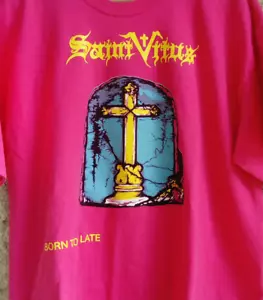 T-shirt rosa San Vito fascia nata fino a tardi manica corta tutte le taglie S-5Xl 3F193 - Foto 1 di 4