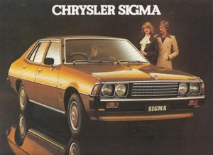 1977 CHRYSLER GE SIGMA Australian 6p Brochure SE GL GALANT SPORTSPACK MITSUBISHI - Picture 1 of 3