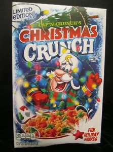 LIMITED EDITION CAP'N CRUNCH'S CHRISTMAS CRUNCH SWEETENED CORN & OAT CEREAL 13oz - Picture 1 of 5