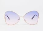 NWT TORRID BUTTERFLY SUNGLASSES LILAC GRADIENT RETRO CHICK UV PROTECTION GOLD 