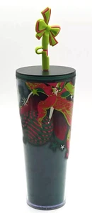 Starbucks Holiday 2023 Venti 24 oz vaso aislante adornos verdes y tapa - Imagen 1 de 6