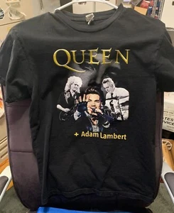 Queen + Adam Lambert - Concert T Shirt - Las Vegas September 2018 - Adult Small - Picture 1 of 3