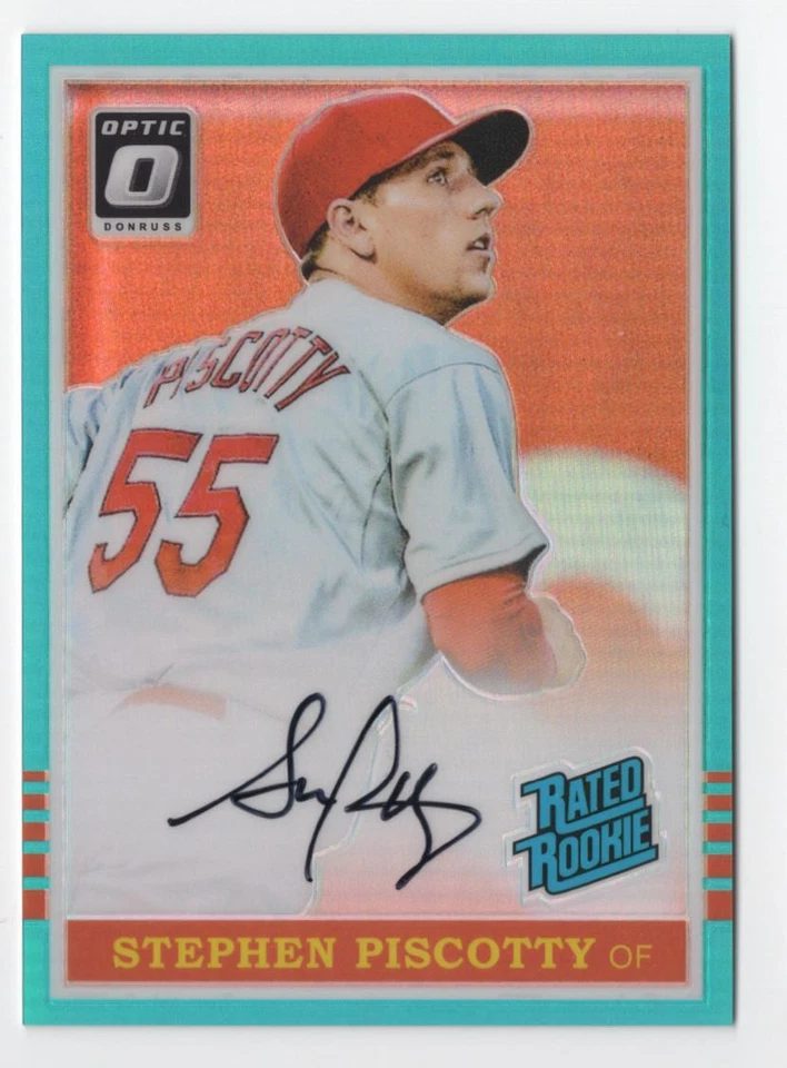 Donruss Optic Rated Rookies 1985 2016 firmas retro/5 Stephen Piscotty Foto 1 de 2