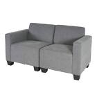 B-Ware Modular 2-Sitzer Sofa Couch Moncalieri grau