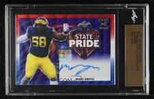 2023 Leaf Metal State Pride 1/1 Mazi Smith #SP-MS1 Rookie Auto RC f7a