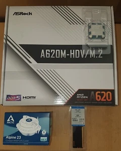 Aufrüstkit Bundle AMD Ryzen 5 8400F AM5 ASRock MB A620M u. 8 GB - keine Grafik* - Photo 1/5