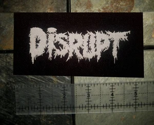 Disrupt Patch - Extreme Noise Terror Disclose Anti-Climax Antisect Amebix Nausea - Picture 1 of 1