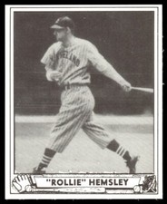 1986 Play Ball 1940 Reprint  205 Rollie Hemsley  Cleveland Indians
