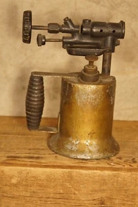 Antique Brass Cast Iron Welding Torch - Picture 1 of 7