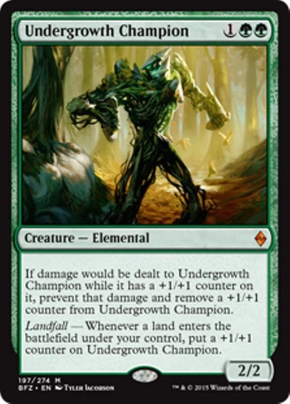 MTG - UNDERGROWTH CHAMPION - Battle for Zendikar (M) - Image 1 of 1