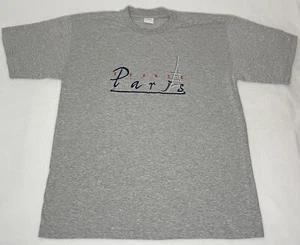 Nueva Camiseta Bordada PARÍS FRANCIA - XL - NOS - Imagen 1 de 1