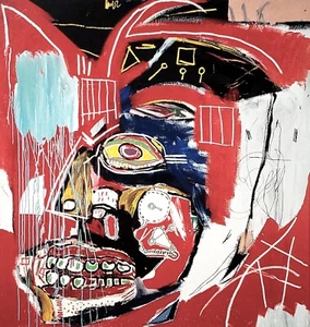 Jean-Michel Basquiat In This Case Primitivism Neo-expressionism Contemporary Art - Picture 1 of 3
