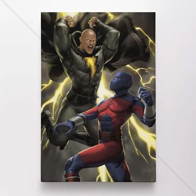 Impresión artística de portada de cómic de DC lienzo póster de Adam negro #29952 Foto 1 de 4