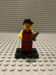 LEGO Minifigures Series 6 8827 "Flamenco Dancer" with fan & red dress - Picture 1 of 5