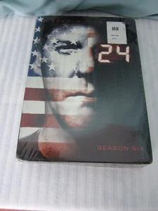 24 TV Series Season 6 All Episodes Seven Discs Keifer Sutherland New Sealed - Foto 1 di 2