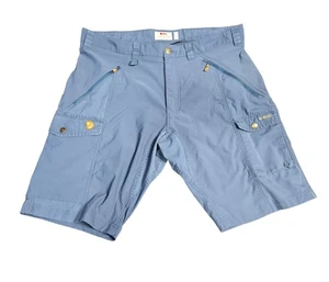 Fjallraven G-1000 Shorts Mens 37 Blue Outdoor Cargo Hiking Lightweight Sweden - Picture 1 of 12