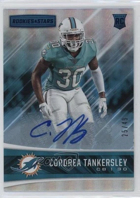 2017 Rookies & Stars Longevity Purple Signatures /25 Cordrea Tankersley Auto RC - Image 1 of 2