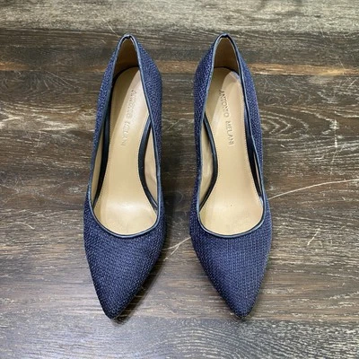 ANTONIO MELANI Shoe Size 8.5 Navy Pumps - Image 1 of 4