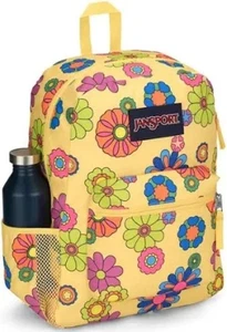 JanSport Cross Town Rucksack - mit Trinkflaschentasche Power To The Flower - Bild 1 von 5
