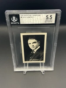 1922 sporting champions Jack Dempsey Rookie Beckett Graded 5.5 - Picture 1 of 1